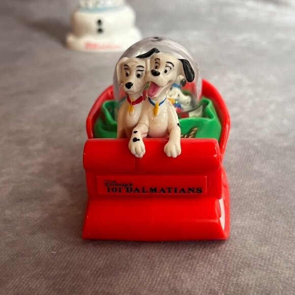 Disney 101 Dalmatians Snow Globe Set Of 4 Ornaments McDonalds Figurines READ - Picture 8 of 16